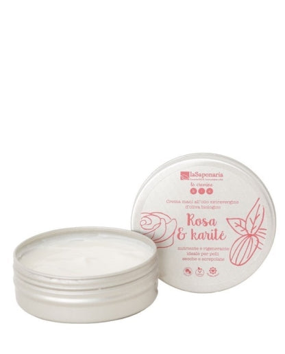 CREME DE MÃOS ROSA E MANTEIGA DE KARITÉ 60ml