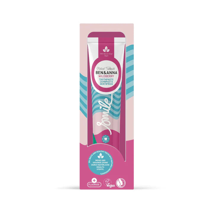 PASTA DE DENTES TUBO DE ALUMÍNIO - FRUTOS SILVESTRES C/ FLÚOR 75ml