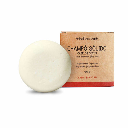 CHAMPÔ SÓLIDO - CABELOS SECOS 80g